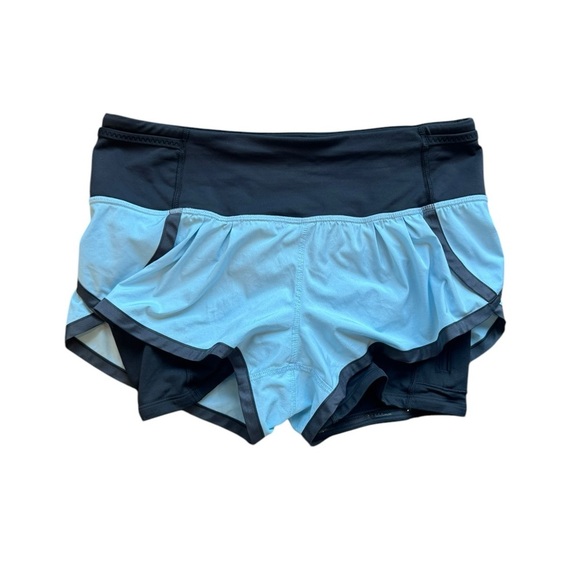 Lululemon Run Speed Squad Shorts Blue Gray Women’s Size 4 - Picture 3 of 10